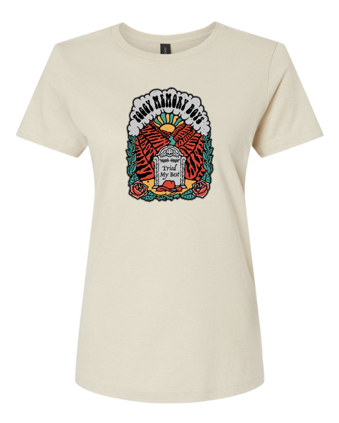 "Gravestone" T-Shirt Women's sandstone