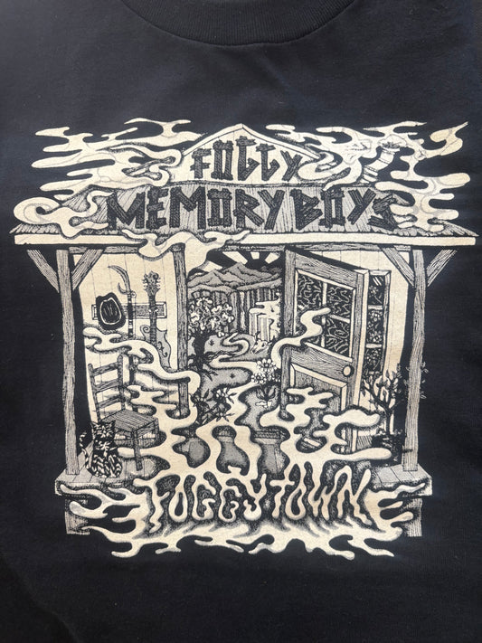 "Foggy Town" T-shirt  Men's  (Glow in the Dark design)