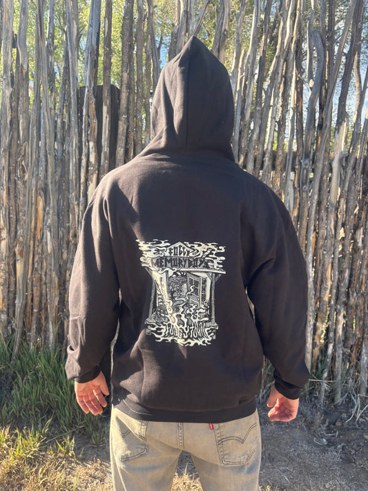 "foggy Town" Zip-Up Hoodie